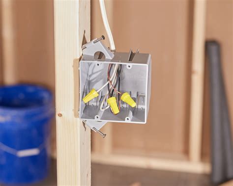 electrical box over stud|electrical box for steel studs.